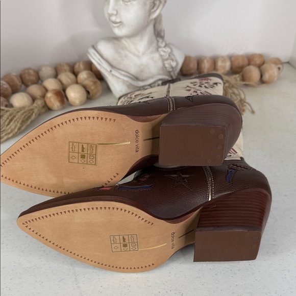 Dolce Vita Women's Lassie Western Boot Sz 7.5 Espresso - Picture 6 of 14